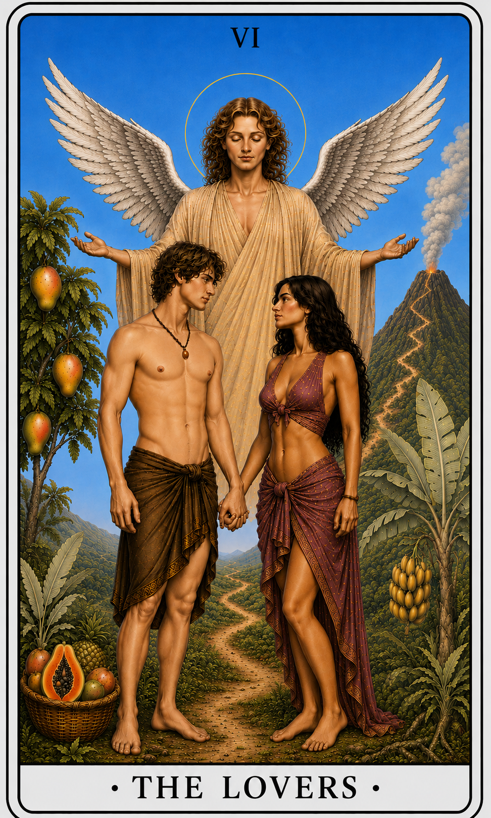 The Lovers tarot card