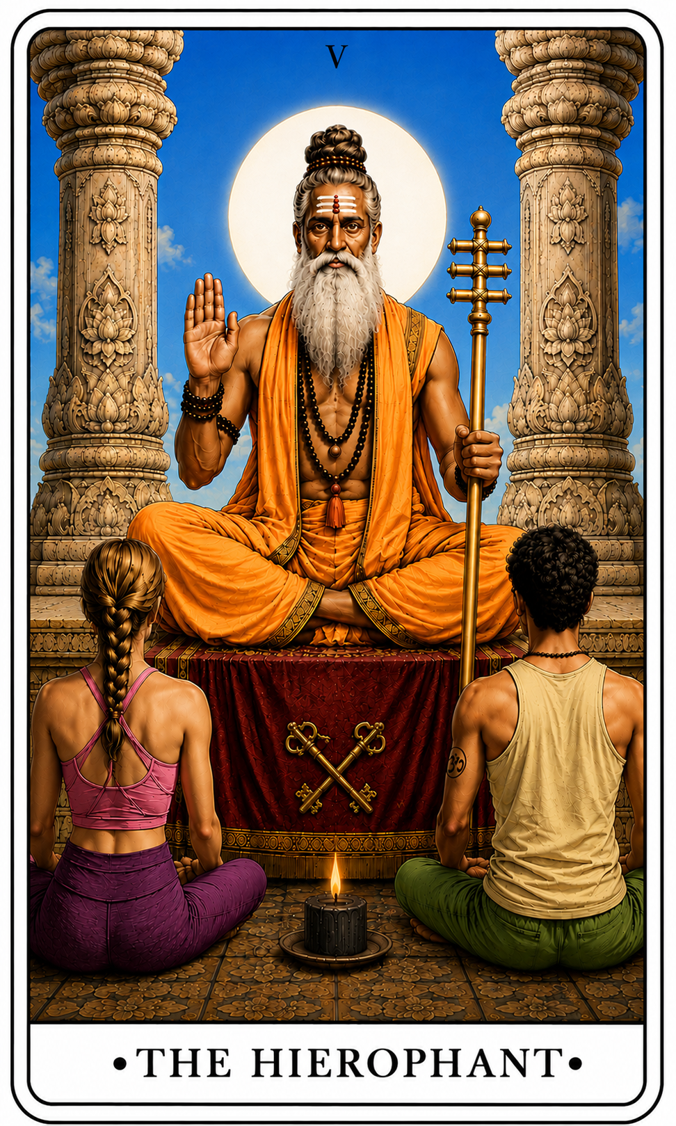 The Hierophant tarot card